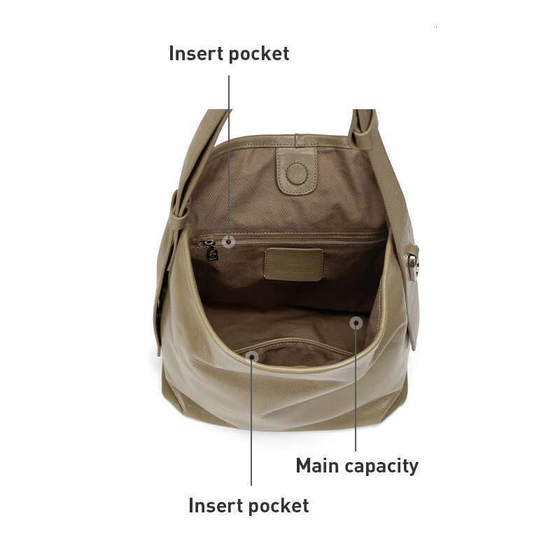 LA FESTIN Original 2024 New Large Capacity Crossbody Shoulder Handbag Women Designer Bags Leather Bag Big Size