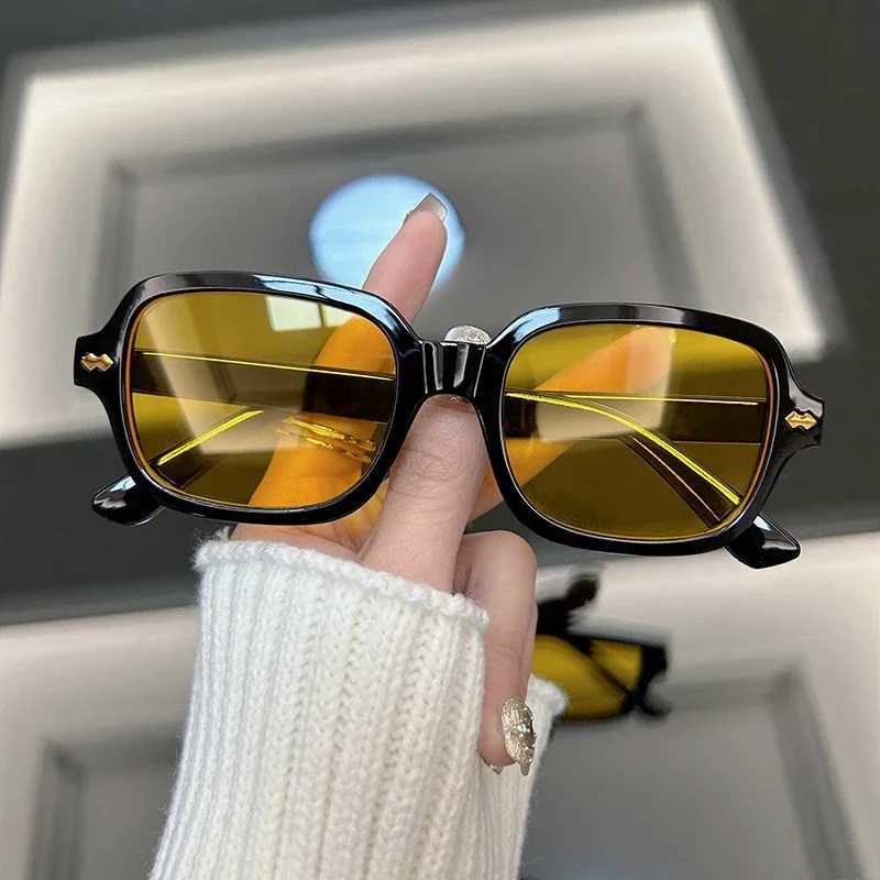 Square Vintage Sunglasses Women Brand Designer Mirror Sun Glasses Female Fashion Outdoors Driving Big Frame Z250411