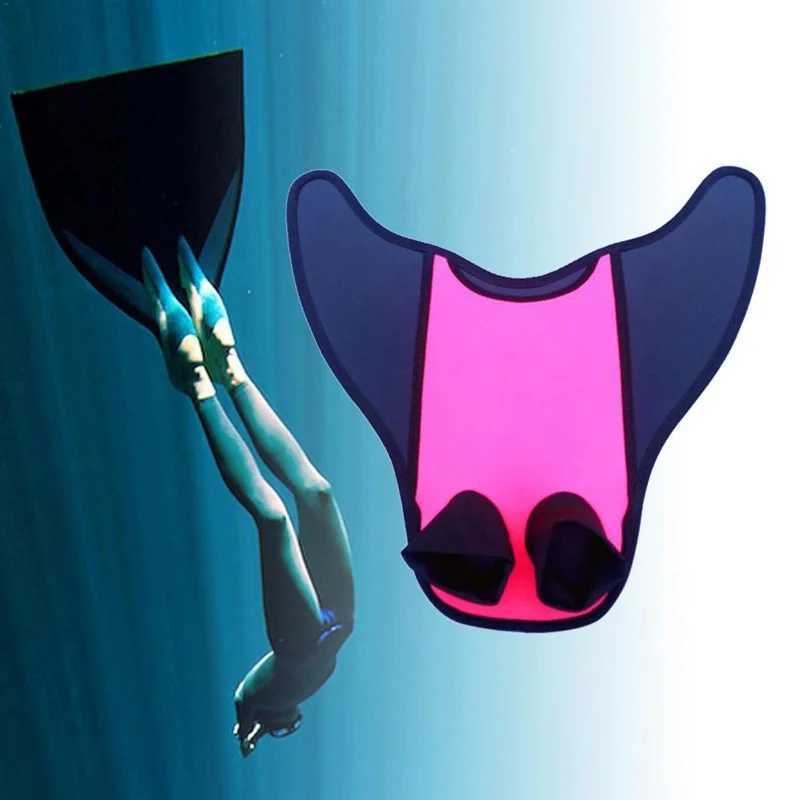 New 1 piece mermaid swimming tail single fin integrated flip cover swimming fin for childrens swimming training finY250412