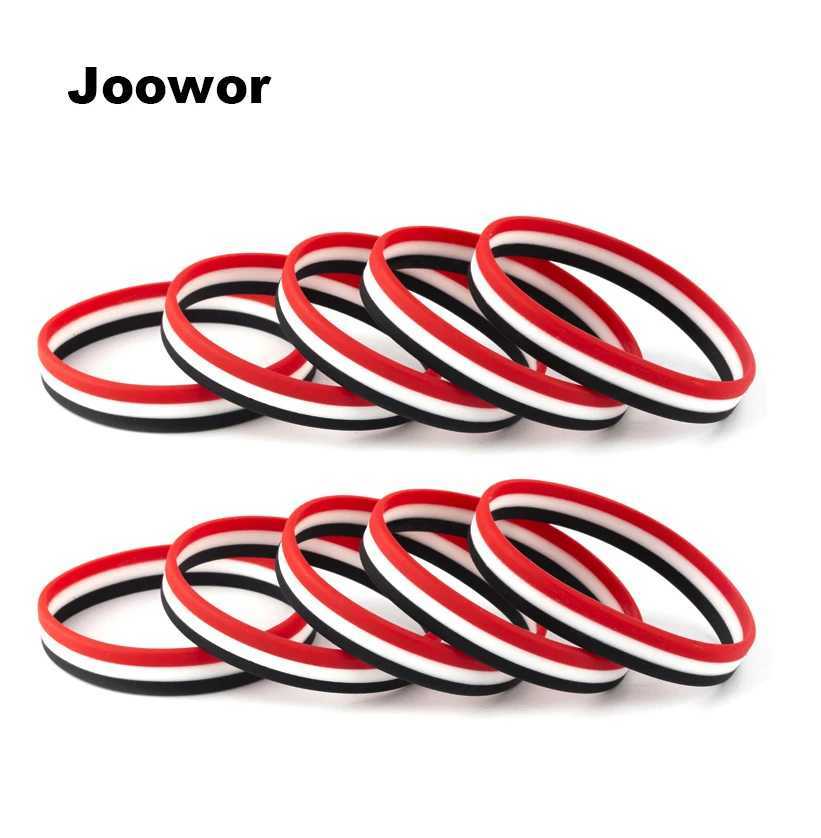 1pc Flag Silicone Bracelets Wristband Kids Children Women Men Sport Love Friend FamilyC250411