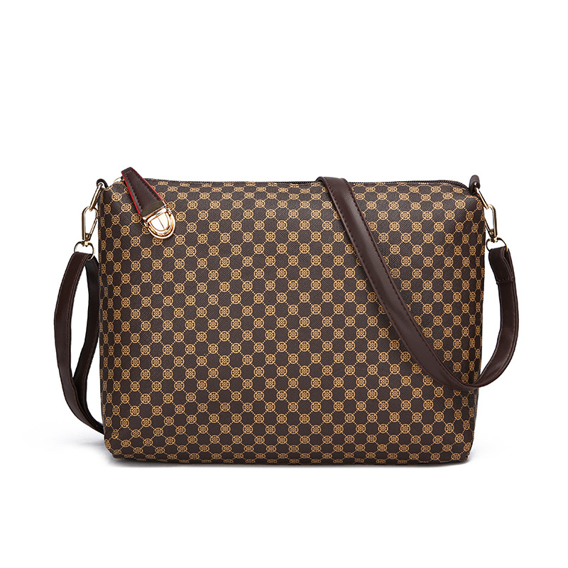 New Arrival High Quality 6-Piece Set Crossbody bag Shoulder Bag Fashionable print Design Versatile Handbag Khaki Dark Brown Black Free Shipping Hot Sa