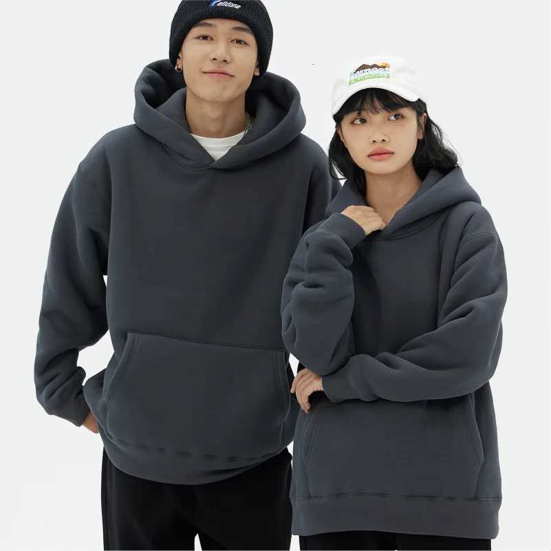 POD customization Winter Men Women Fleece Warm Sweatshirt Custom Thick Fashion Hoodie Embroidery Personality Design Casual Sweater PrintingT251112