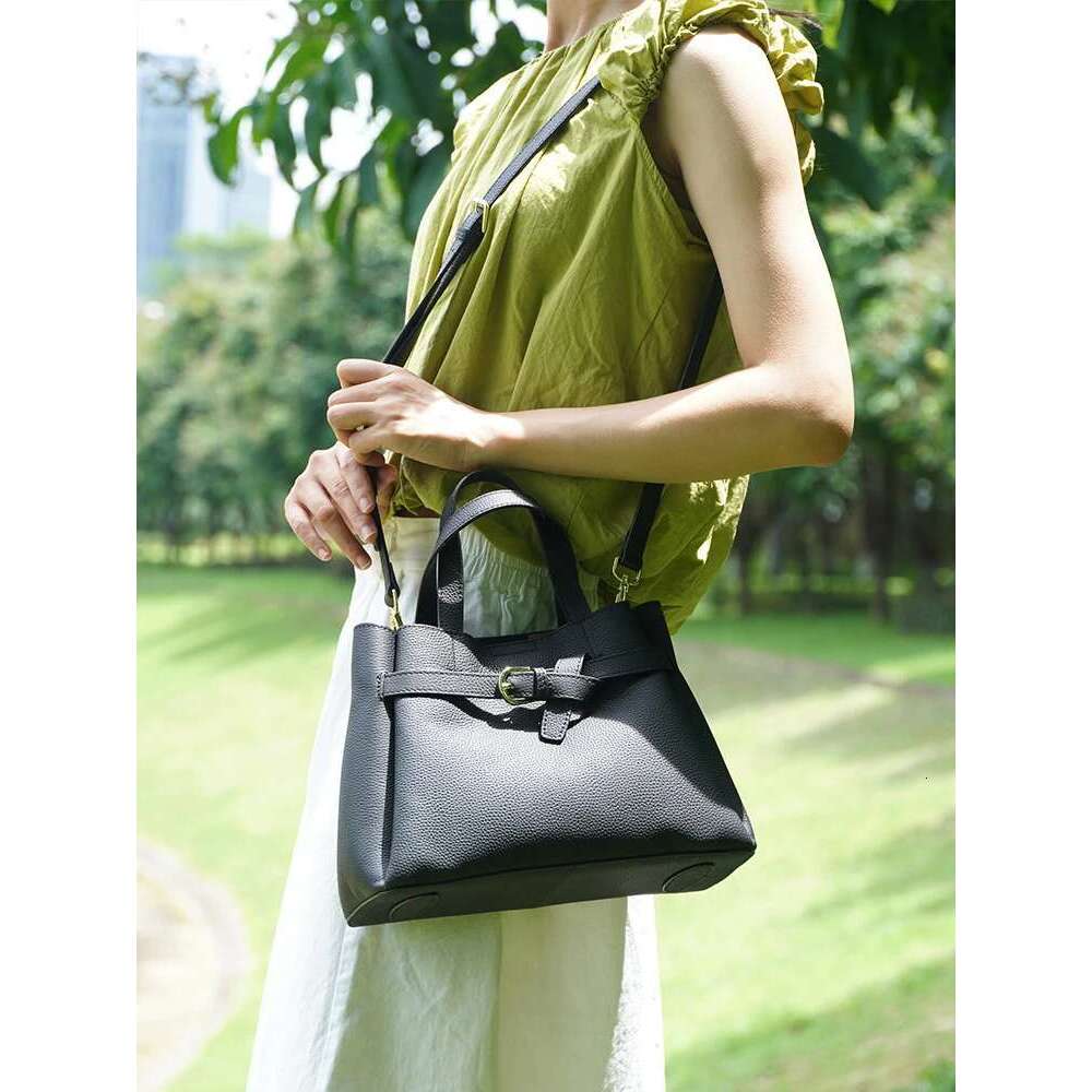Designer Bag Zency Fashion Genuine Leather Top-Handle For Women Designer Crossbody Zipper Purse Elegant OL Work Bag Tote Sac