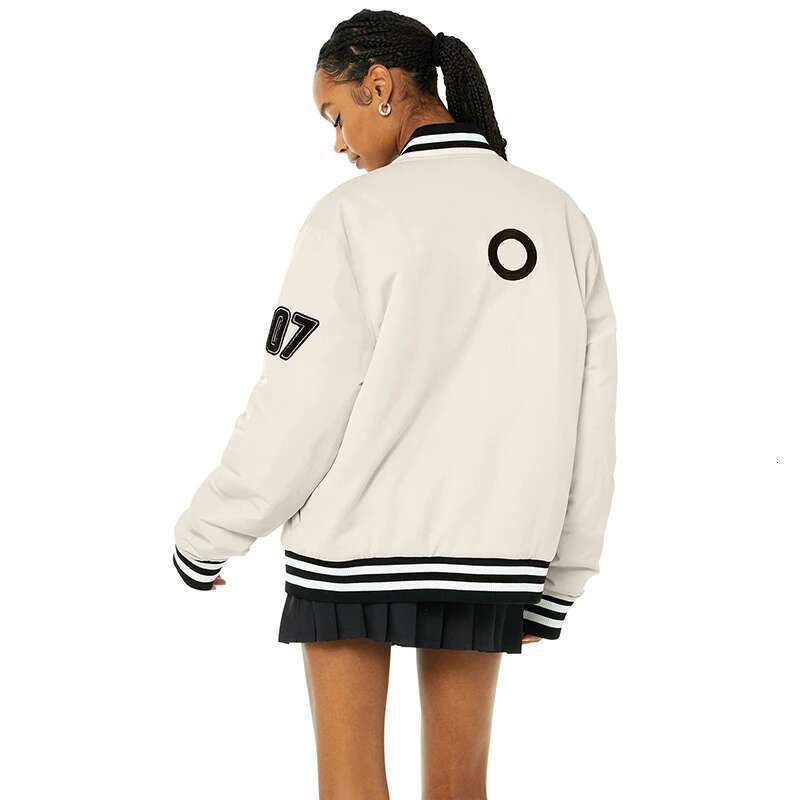 Designer Clothes G. O.A.T Autumn/Winter Letter Embroidered Women's Y2k Loose, Comfortable, Warm Patch Baseball Jacket Street Wear