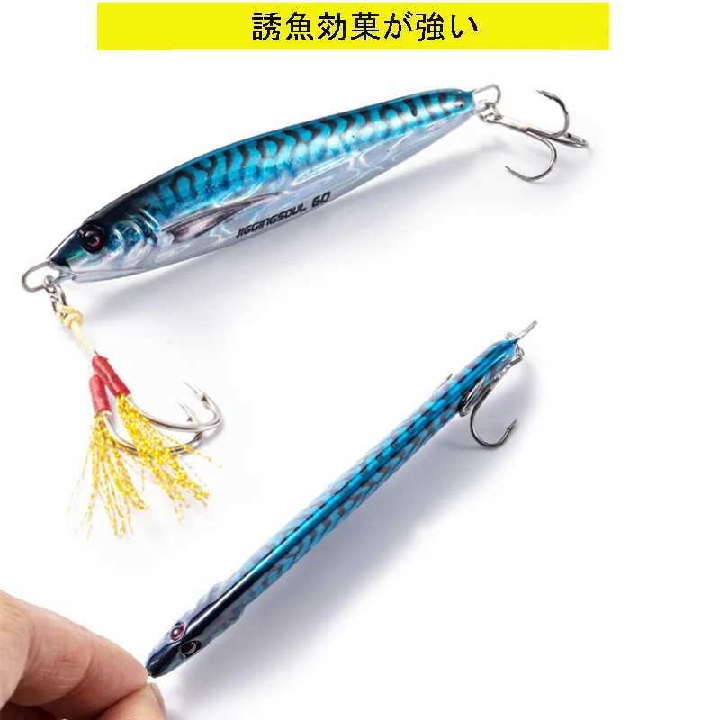 2023 Sea fishing Metal Jig 40g 80g 100g Fishing Lure Weights Bass Fishing Bait Tackle Trout Jigging Lure Jigs Saltwater Lures Z250411