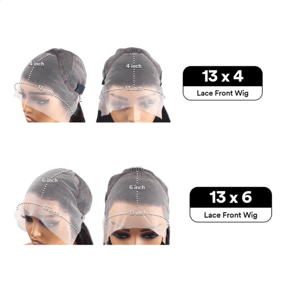 13x6 Hd Lace Frontal Wig Deep Wave 250 Density Curly Human Hair 100% Preplucked Water Wave Front Wigs For Black Women Brazilian 250409