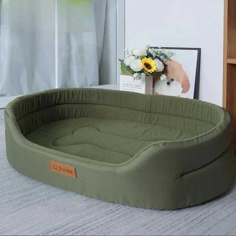 Oval Oxford cloth dog house bed durable waterproof portable pet mattress suitable for indoor small medium and large dog pet accessories X250412