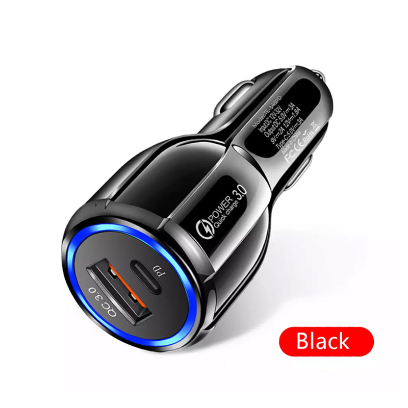 Portable Fast Quick Charging Vehicle USB C Car Charger Portable Power Adapters 38W 20W 36W Charger For IPhone 11 12 13 14 15 Plus Pro max Samsung Xiao