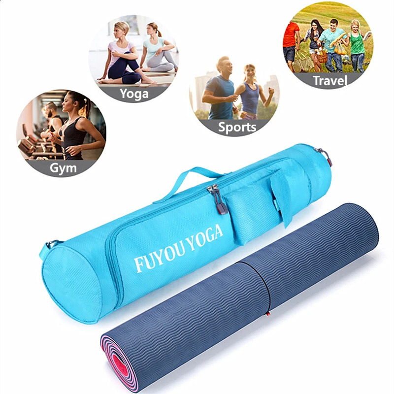 Fitness Sports Yoga Mat Bag Multifunction Pocket Yoga Knapsack Large Capacity Storage Yoga Mat Holder 250407