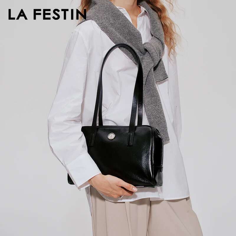 LA FESTIN Original 2024 New Tote Bags Large Capacity Shoulder Designer Bag Office Package Handbag Women