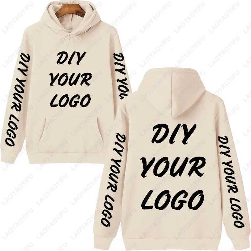 POD customization Customized Personalized Hoodie Autumn Warming and Comfort Sweatshirt Unisex Casual Custom Printed Text DIY Hoodie FashionT251112