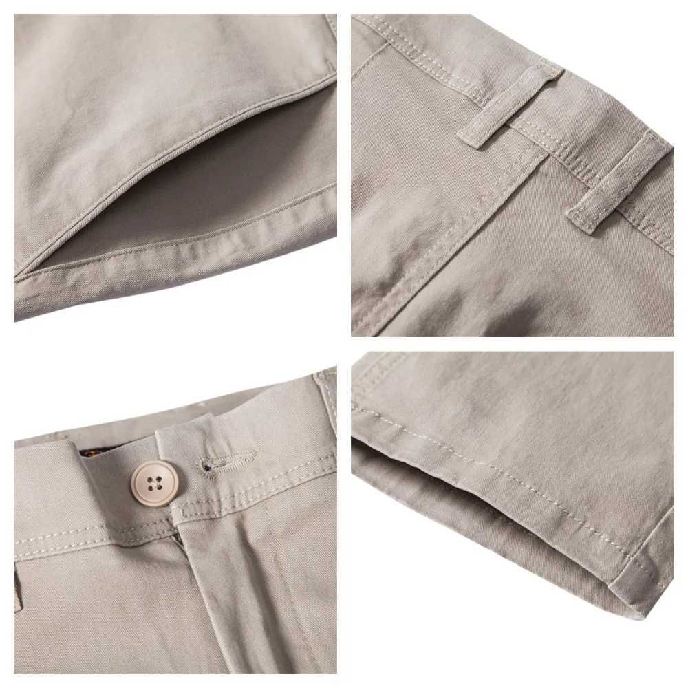 2017 new summer casual pants mens 97% pure cotton solid color business fashion slim fit elastic gray chiffon mens brand clothing W250411