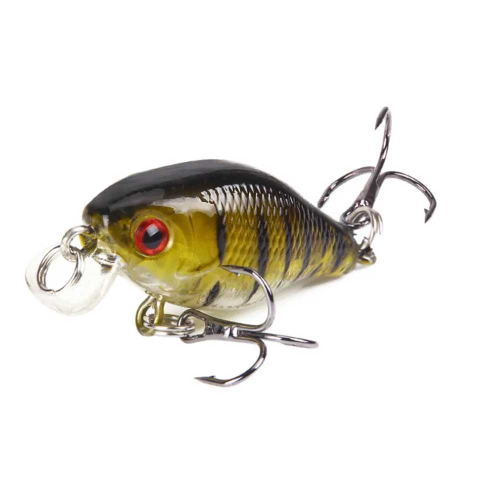 1pcs Wobbler Fishing Lure 3D Eyes 4cm/4.6g Topwater Artificial Plastic Hard Bait Japan Crankbait Carp Fishing Pesca Isca Z250411