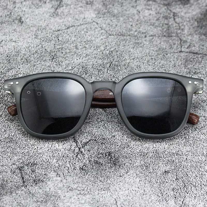 Trendy Retro Wood Grain Sunglasses for Women and Men New Square Frame Sun Glasses UV Protection Cycling Eyewear Outdoor Street Z250411