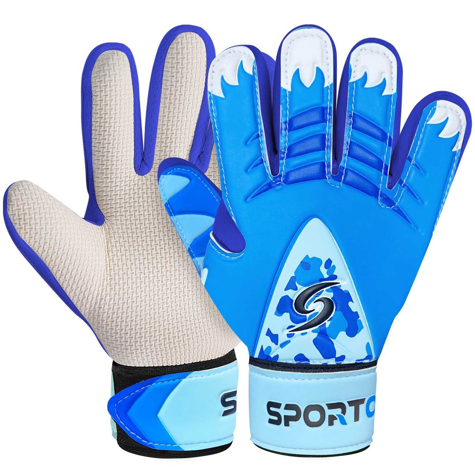 Professional goalkeeper gloves with wrist protection - anti slip and wear-resistant latex suitable for football playersXJ250412