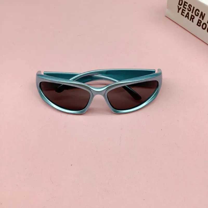 New Childrens Small Frame Oval Sunglasses Girls Outdoor Sports Sun Glasses Outdoor Cycling for Boys Eyewear UV400 Gafas De SolC250411