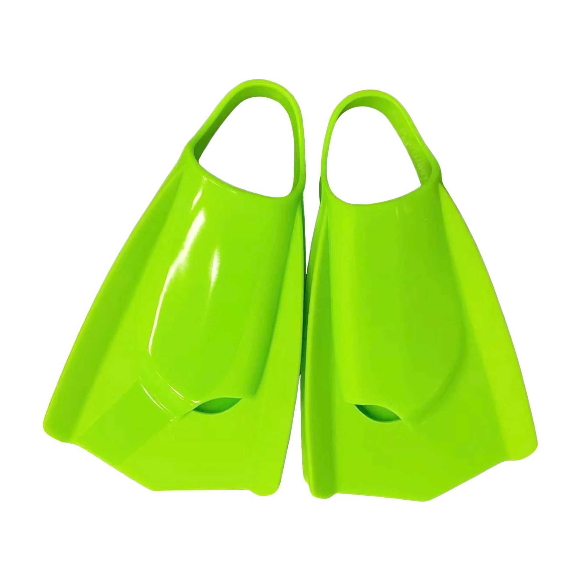 Professional adult swimming training fin neutral Powerfin comfortable silicone swimming fin short blade flip design on both sidesY250412