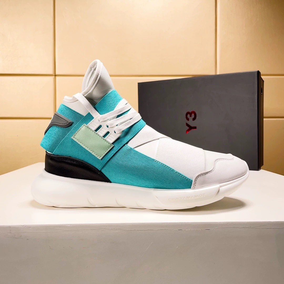 Designer brand Casual Shoes Y3 Kaiwa Hight Sneakers Boots Breathable Men and Women Shoe Couples Y-3 Mens Kusari II Trainers Outdoor shoes