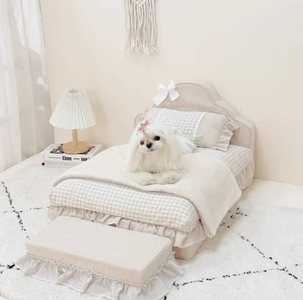 Pet bed detachable and washable all season universal dog house cat house cute Maltese Yorkshire X250412