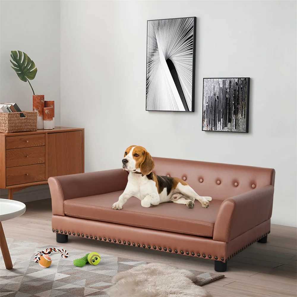 Heavy duty pet sofa large dog bed soft cushion sofa pet cat bed puppy sofa sofa X250412