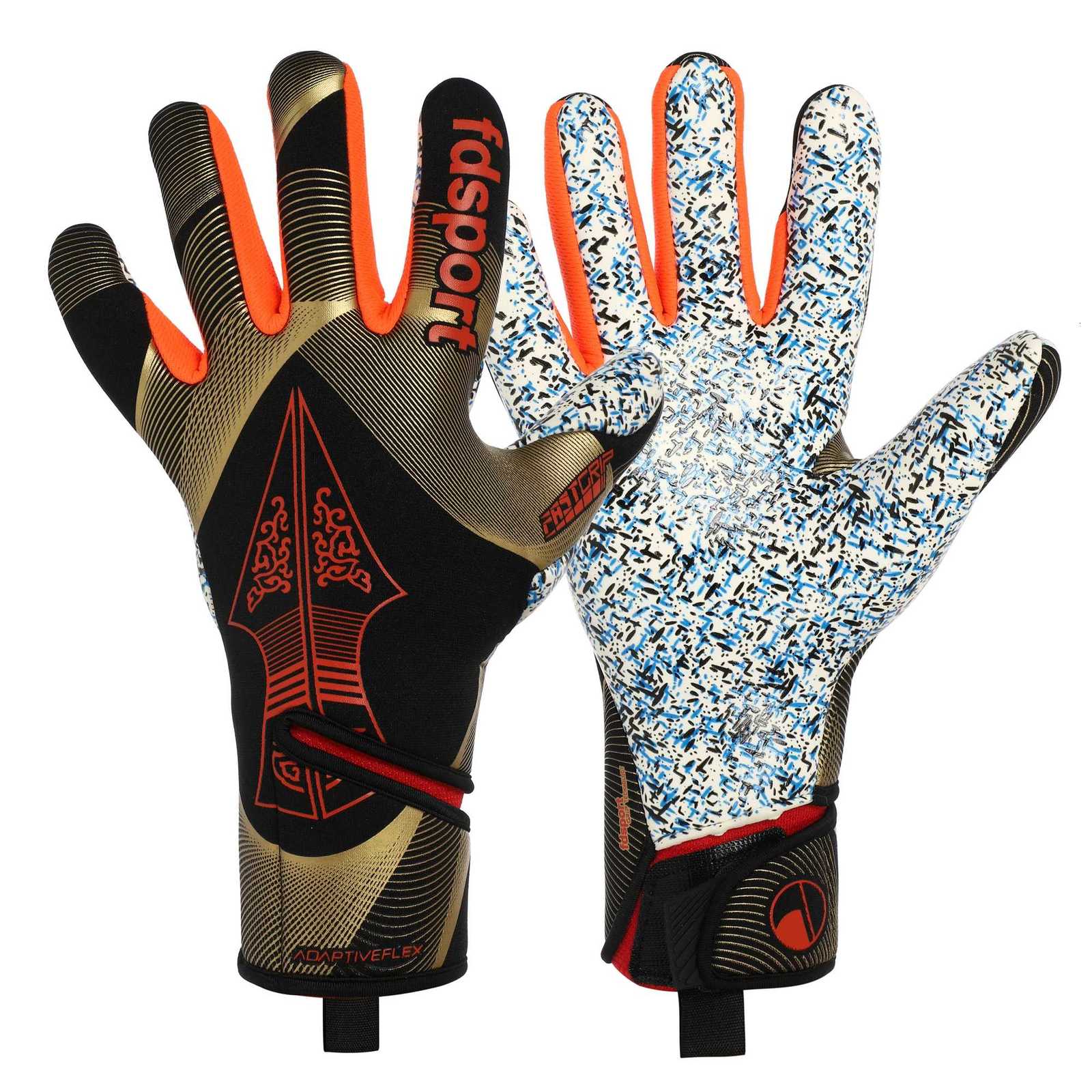 Mens Womens Football Soccer Goalkeeper Gloves Game Training Full Latex Thicken Sticky Latex Goalie Gloves Protection Non-slipW251112