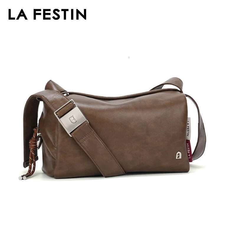 LA FESTIN Original Brand 2025 New Women Fashion Shoulder Crossbody High-Capacity Leather Tote Bags Bag