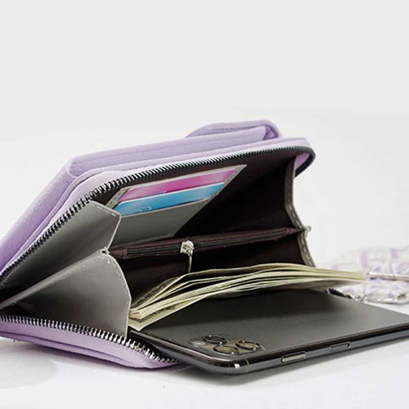 2024 New Fashion Simple Candy Color Broadband Phone Bag Multi functional Commuting Shoulder Bag Storage BagT2511112