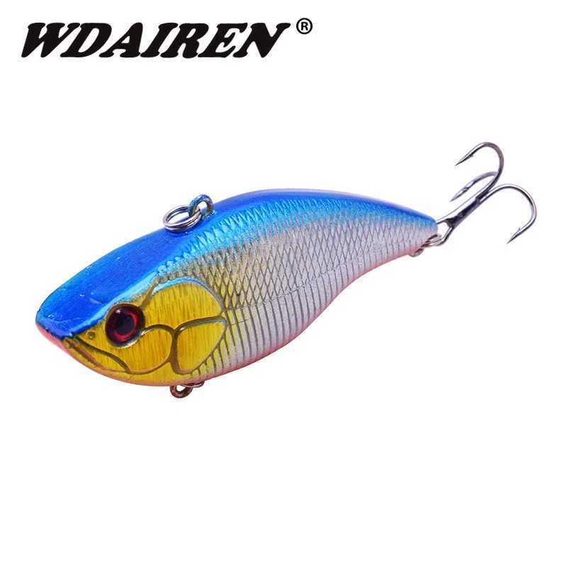 1Pcs Sinking VIB vibration ice fishing Wobblers Lure 7.5cm 18g winter hard bait Crankbait carp leurre pesca fishing Tackle Z250411