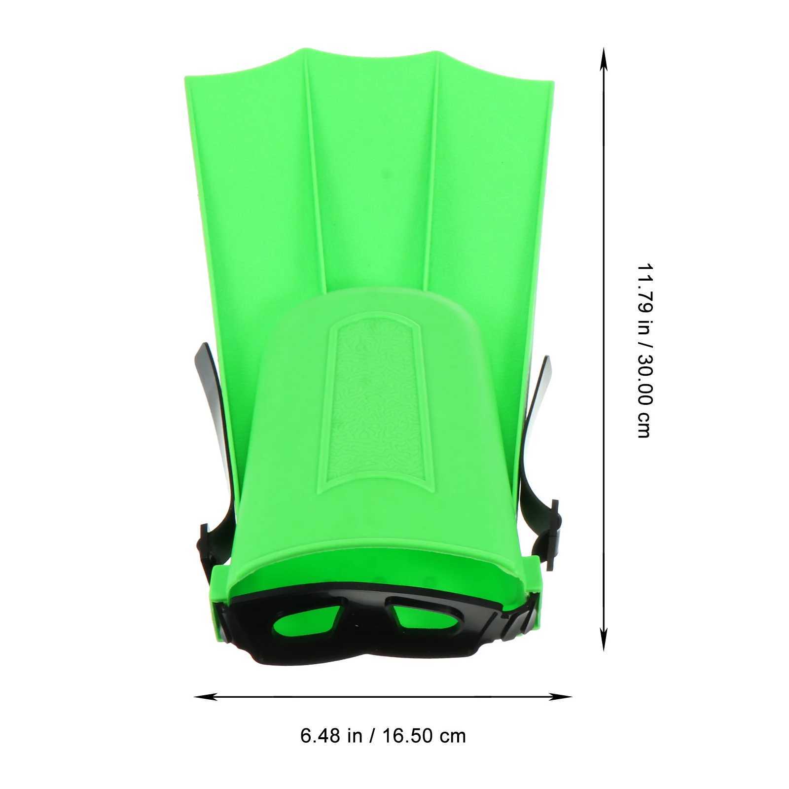 1 pair of short rubber swimming flaps for adultsY250412