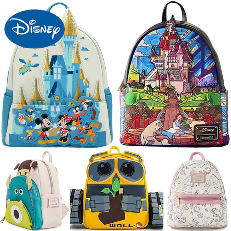 Disney Toy Story 3 Alien Three Eyelid Leather Backpack Fashion High Quality Sally Backpack Childrens and Womens Birthday Gifts X250412