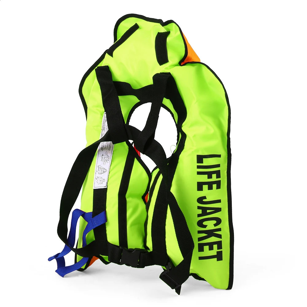Manual Inflatable Life Jacket Adult Life Vest Water Sports Swimming Fishing Survival Jacket 250411