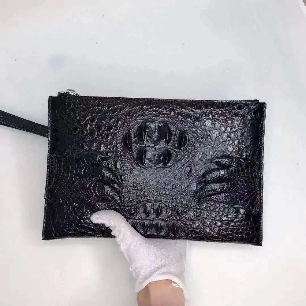 New Fashion Men Day Real Crocodile Genuine Leather Clutches Alligator Handbags Male Brand Wallets Purses Clutch
