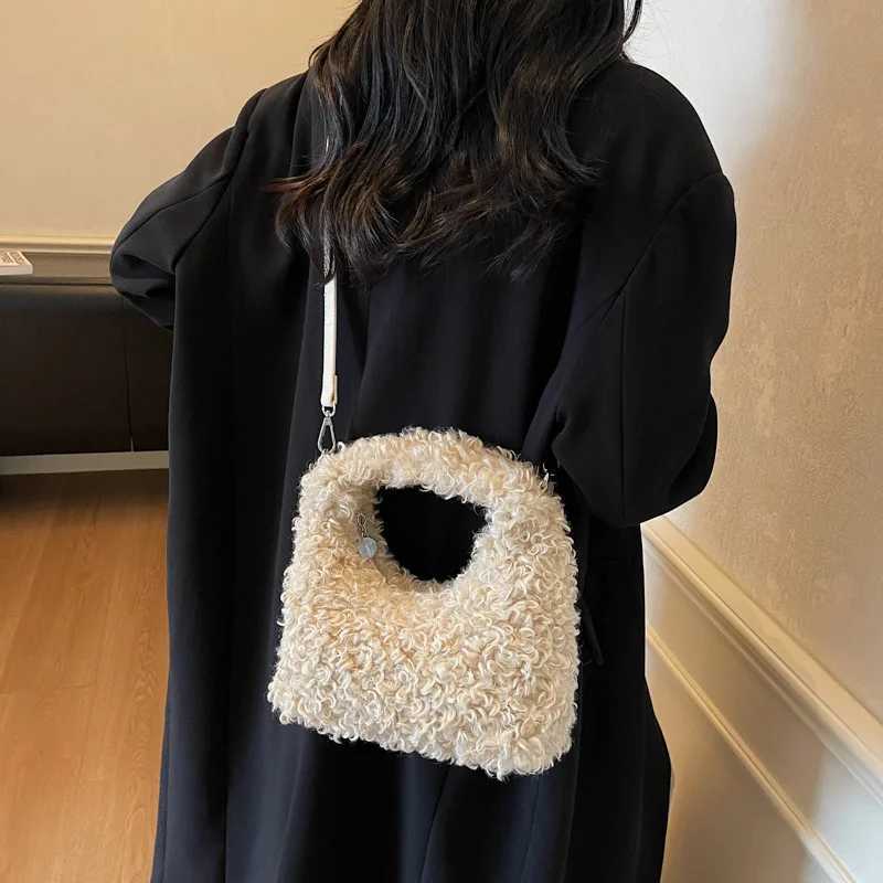 Autumn New Fashion Crossbody Bags Women Luxury Designer Handle Bags Simple Cute Plush Casual Shoulder BagT2511112