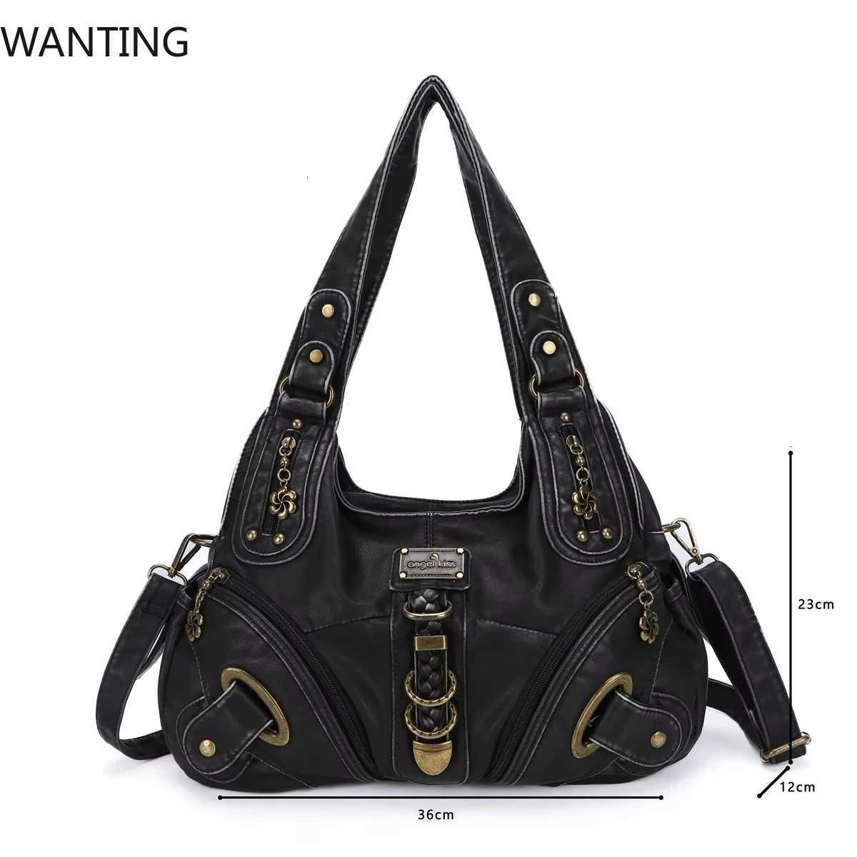 Vintage Big Bags for Women Handbags Top-handle Handbag Fashion Satchel Dumpling Pack Tote Shoulder Bag Hobos Large Purse BolsaW251111