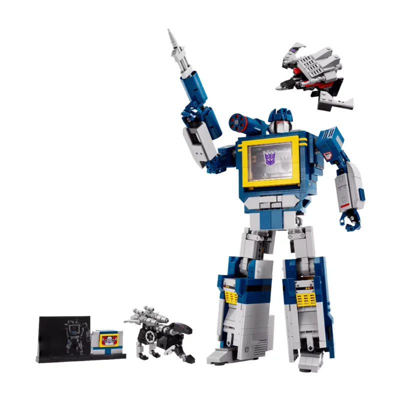 Technical Blue Robot Model Building Blocks Creative Truck Car Mech Bricks Assembly Toys Boys Gifts Collectors Edition 251112