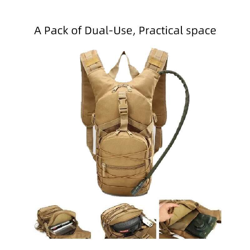 Tactical Military Tactical Hiking Outdoor Travel Off-Road Backpack, 3L Water Bag
