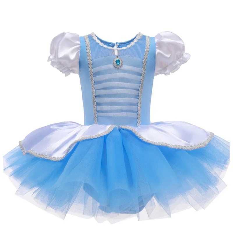 Disney New Summer Tutu Dress Ballet Performance Costume Cartoon Princess Cinderella Childrens Party Halloween Dress A205XJ250411