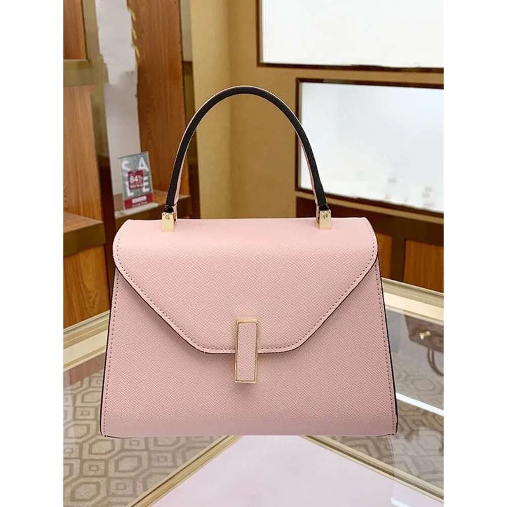 Office Ladies Pu Leather Totes Handbag Fashion Design Messenger Bag Women Hasp Shoulder Elegant Flap Single Crossbody Bags