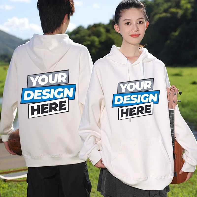 POD customization long sleeve pullover sweatshirt men and women drawstring cap sweatshirt top 93 cotton 7 spandex 700gsm LS-355 Winter HoodiesT251112