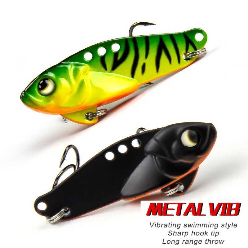 Metal Vib 5/8/12/17/23g Blade Lure Wobblers Fishing For Lipless Vibrating Spoon Sinking Artificial Baits Bass Pike Crap Perch Z250411