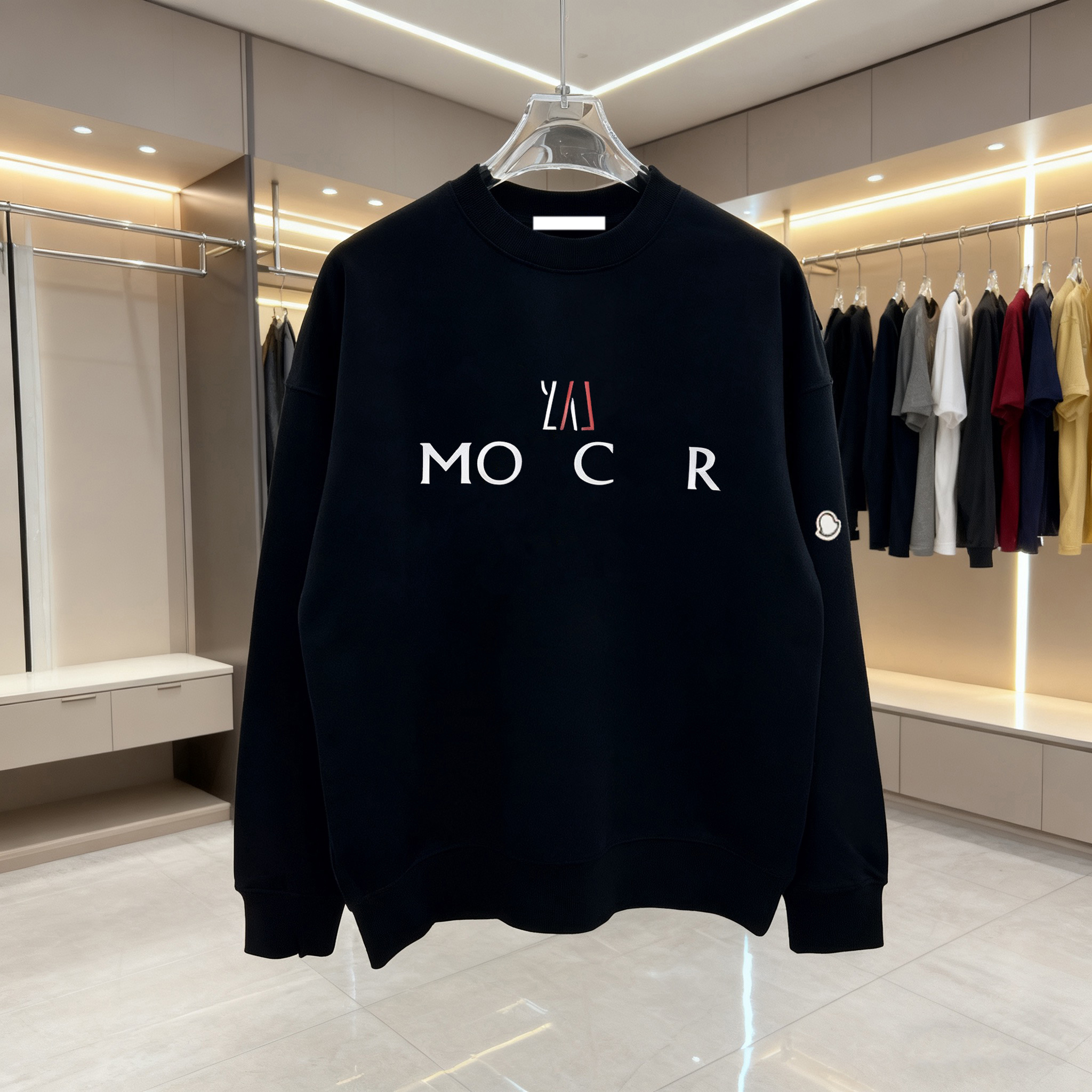 Men's Hoodies High Quality Sweatshirts Fashionable Sweaters Men's Clothing Classic Badge Sleeve Logo Long Sleeve Pullover Men's Casual Sportswear Crew Neck Hoodie