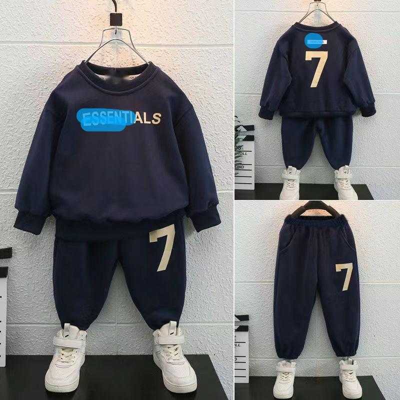 Children's Autumn Winter New Fashion Outfits; Boys and Girls Two-piece Set; Trendy Sweatshirt for Kids L251112