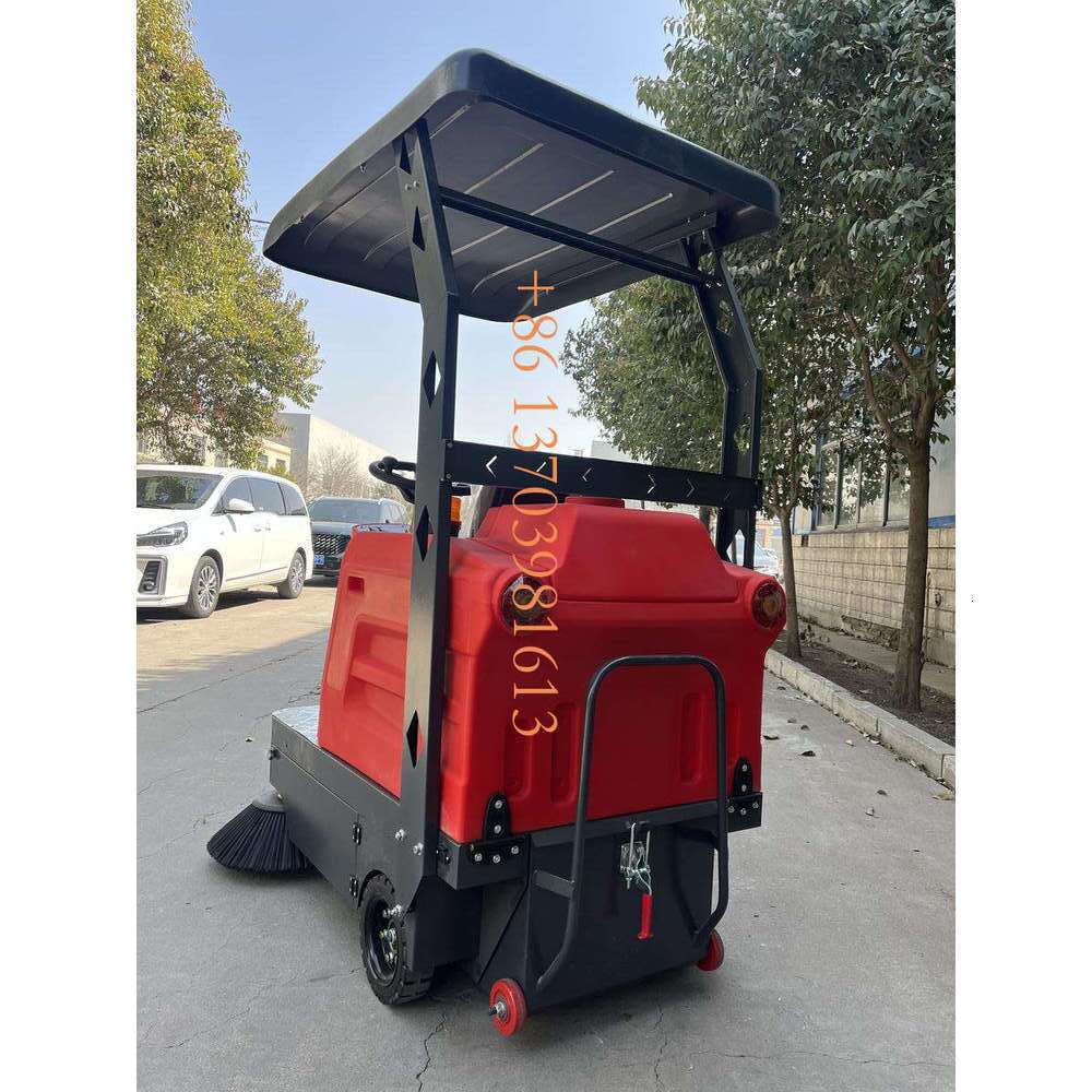 Factory Supply Electric Ride-On Street Sweeper Commercial Industrial Property Supermarket Cleaning Core Motor Pump Gear