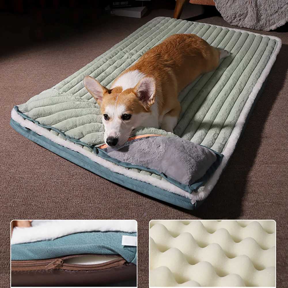 HOOPET dog mattress pad suitable for small and large dogs sleeping beds and cat houses ultra soft and durable pad detachable pet pad X250412