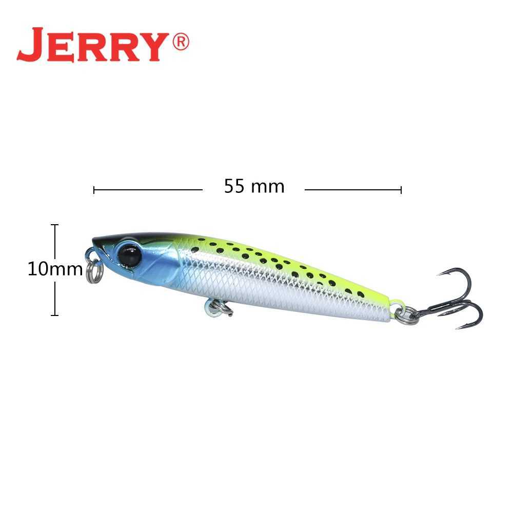 Jerry Blade Fishing Tackle Hot Pencil Fishing Lures Surface Floating Stickbait Ocean Beach Hard Bait UV Color Artificial Bait Z250411