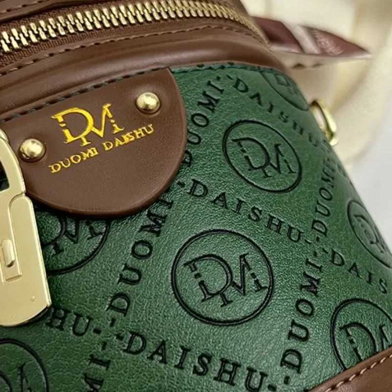 New high-quality womens autumn niche design cross body bag popular womens ribbed portable bucket bagXJ250412