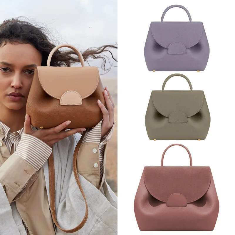 Designer Bag Light Genuine Leather Simple And Fashionable Commuting Versatile Top Layer Cowhide Women's Shoulder Crossbody Bag Handbag
