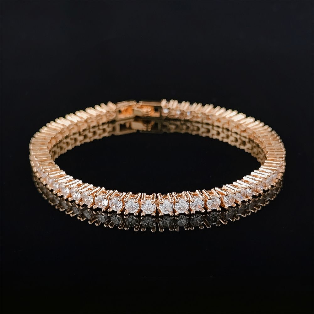 GRAD Certified 10K Gold Men's Iced Out Moissanite Tennis Necklace with Various Sizes (2mm & 4mm) - Exclusive Collection