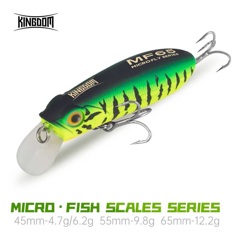Kingdom Fishing Lure Sinking Floating Minnow 45mm 55mm 65mm Wobblers Artificial Hard Baits Long Casting Fishing Tackle Lures Z250411