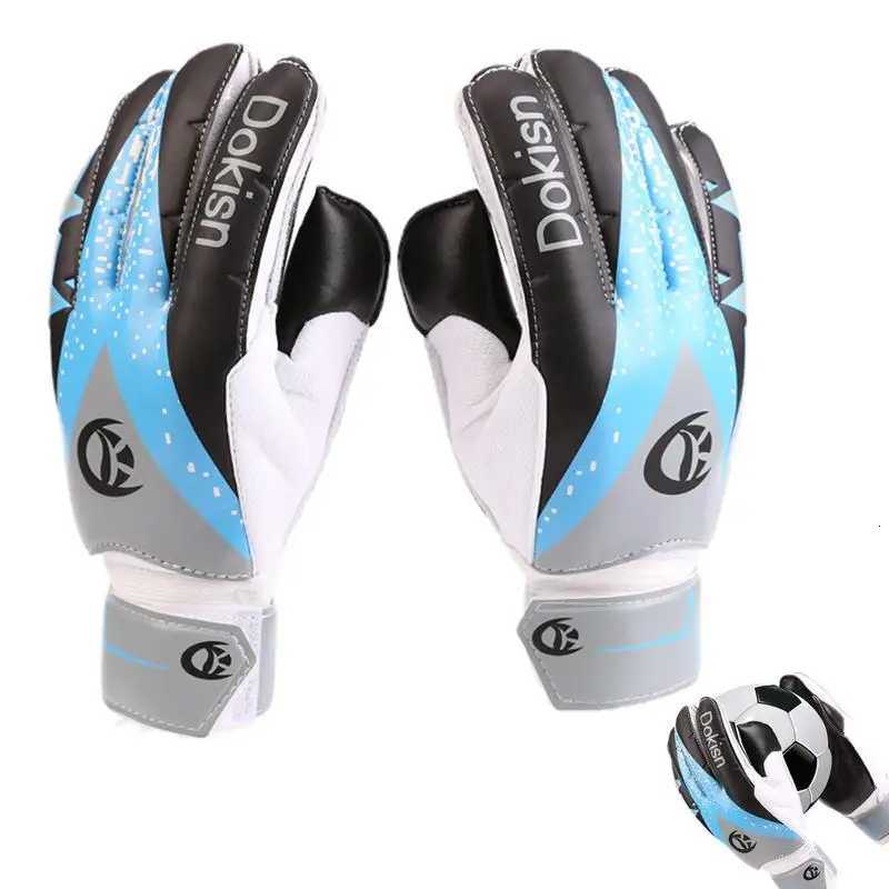Goalkeeper Gloves Full Finger Latex Goalie Glove Portable Anti-slip Soccer Training Glove Football Protective Gear For Adult KidW251112